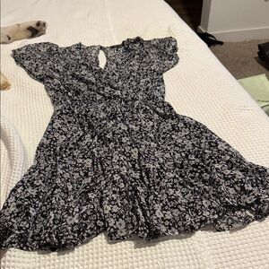 Trixxi Navy and White Floral Dress